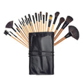 24Pcs Professional Makeup Brush Leather Bag Gift Cosmetic Eyeshadow  NÉVORA