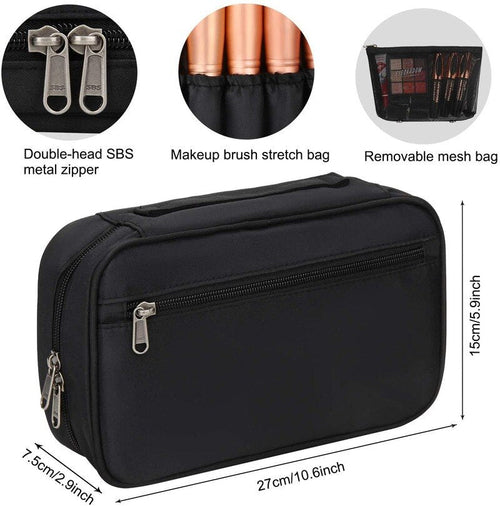 Professional Cosmetic Bag Beauty Case Toiletry Brush Organizer  Multi  NÉVORA