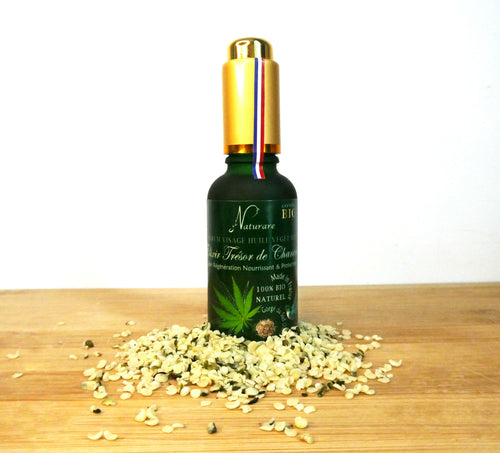 Organic Hemp Treasure Elixir Vegetable Oil Serum, Food Supplement  NÉVORA