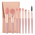 8PCS Professional Makeup Brush Set, Travel Size Cosmetic Brushes Kit  NÉVORA