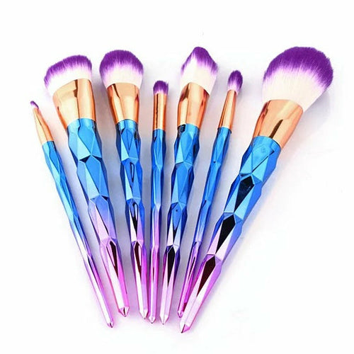 Unicorn Exotic Beauty Enhancer Cosmetic Brush Set Of 7  NÉVORA